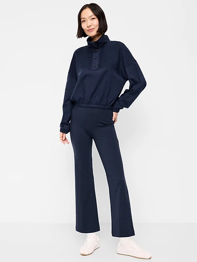 High-Waisted Fashion Kick Flare Leggings