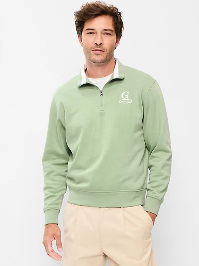 Rotation Fleece Graphic Quarter Zip