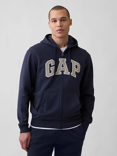 Adult VintageSoft Arch Logo Zip Hoodie