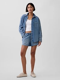 UltraSoft Denim Oversized Shirt