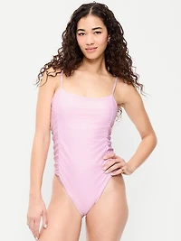 Ruched One-Piece Swimsuit