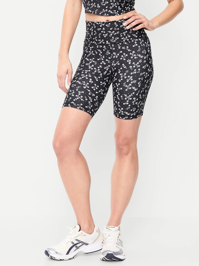High-Waisted PowerSoft Biker Shorts - 8-inch inseam