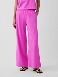 Knit Wide-Leg Pants