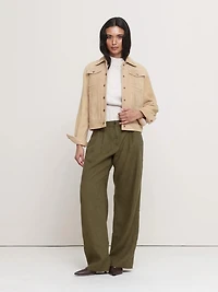 The Soho Wide-Leg Pant Linen
