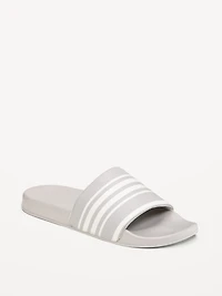 Faux-Leather Slide Sandals for Men (Partially Plant-Based