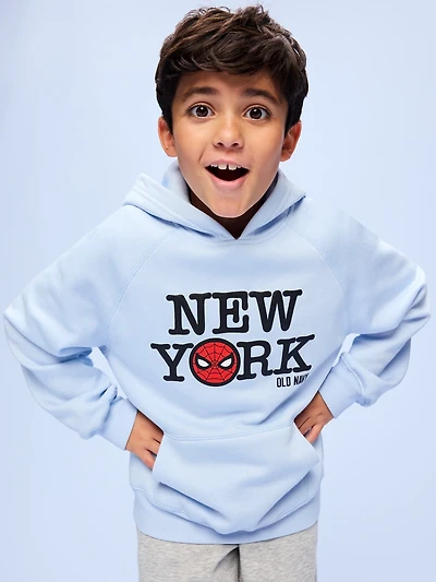 Old Navy x Marvel Spider-Man Oversized Pullover Hoodie for Boys