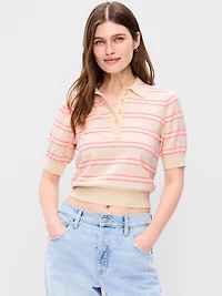 SoSoft Lite Short-Sleeve Cropped Polo