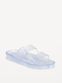 Jelly Buckled Slide Sandals for Girls