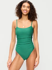 Ruched One-Piece Swimsuit