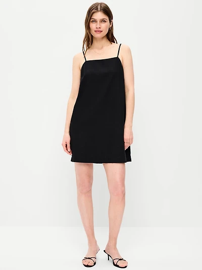 Strappy Mini Shift Dress