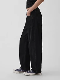 Low Rise Barrel Jeans