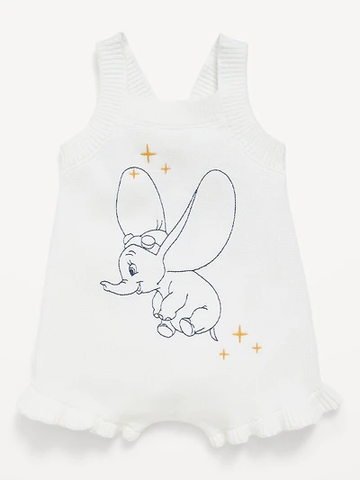 Disney© Dumbo Sweater-Knit Romper for Baby
