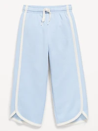 Dolphin-Hem Cropped Sweatpants for Toddler Girls
