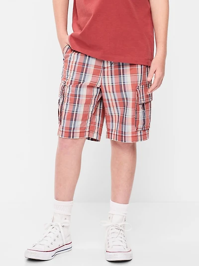 Knee Length Baggy Ripstop Cargo Shorts for Boys