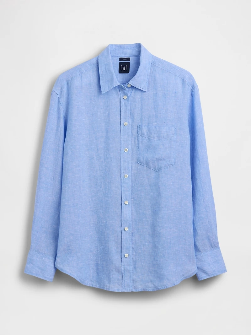 100% Linen Oversized Shirt