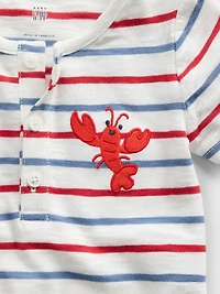 Baby First Favorites Henley Shorty One-Piece