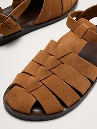 Suede Fisherman Sandal