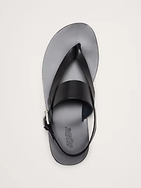 Leather Criss-Cross Sandal