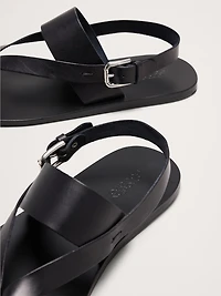 Leather Criss-Cross Sandal