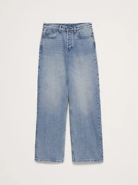 Mid-Rise Baggy-Straight Lightweight Jean