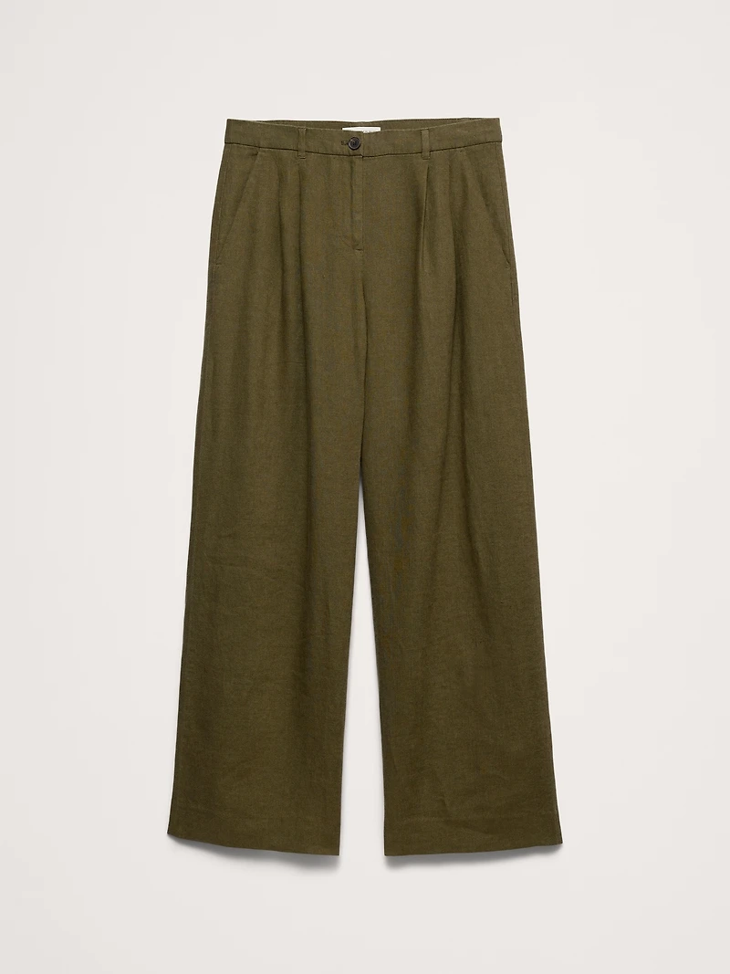 The Soho Wide-Leg Pant Linen