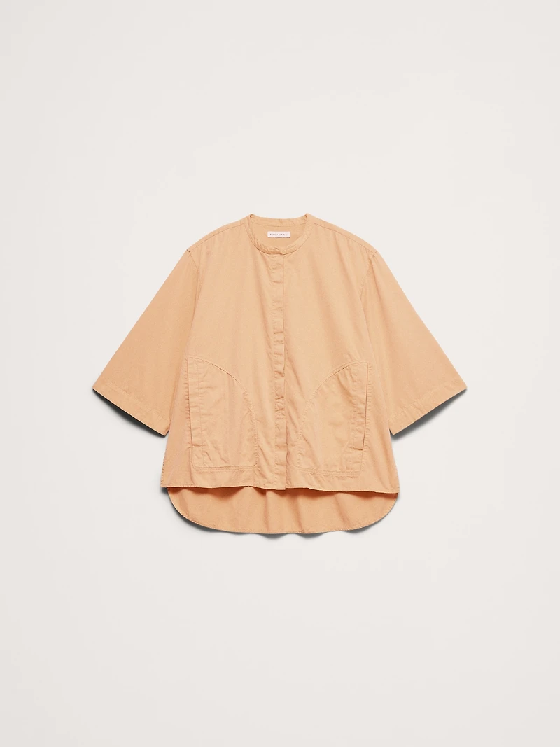 Overdye Cotton Tunic Shirt