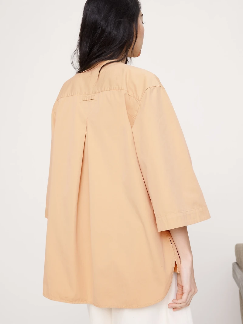 Overdye Cotton Tunic Shirt