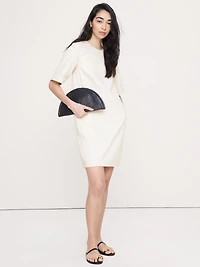 Linen-Viscose Shift Dress