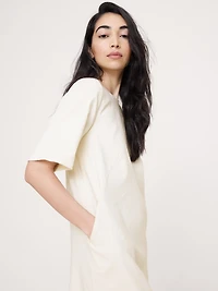Linen-Viscose Shift Dress