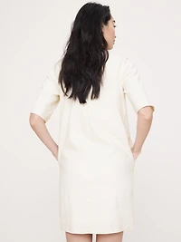 Linen-Viscose Shift Dress