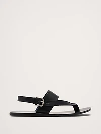 Leather Criss-Cross Sandal
