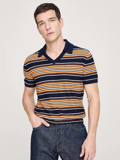 Cotton Sweater Polo