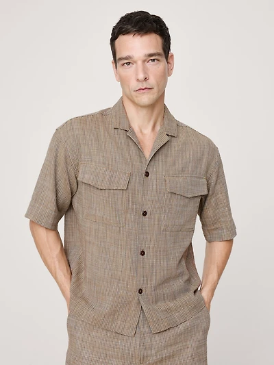 Relaxed-Fit Cotton Resort Shirt
