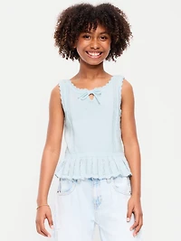 Sweater-Knit Tank Top for Girls