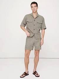 7" Plaid Pull-On Short