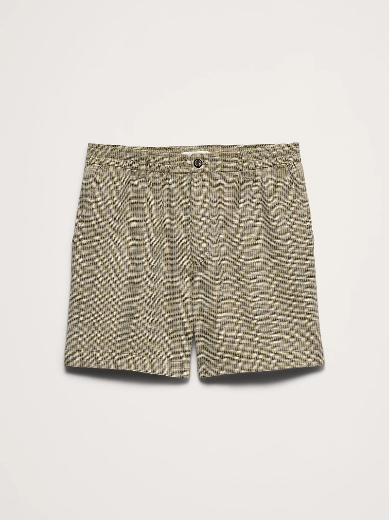 7" Plaid Pull-On Short