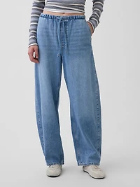 High Rise UltraSoft Easy Barrel Jeans