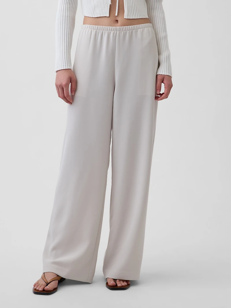 Easy Wide-Leg Pants