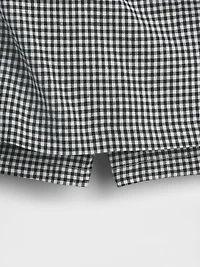 Linen-Blend Mini Skort