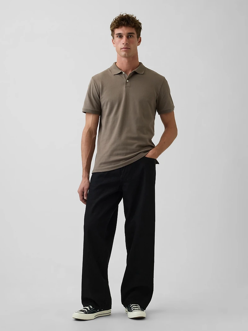 Pique Polo Shirt Shirt