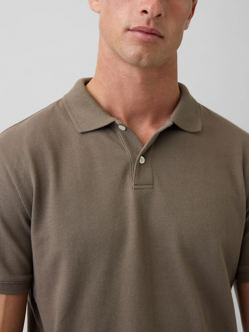 Pique Polo Shirt Shirt