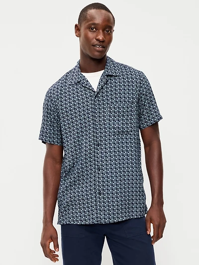 Short-Sleeve Camp Shirt