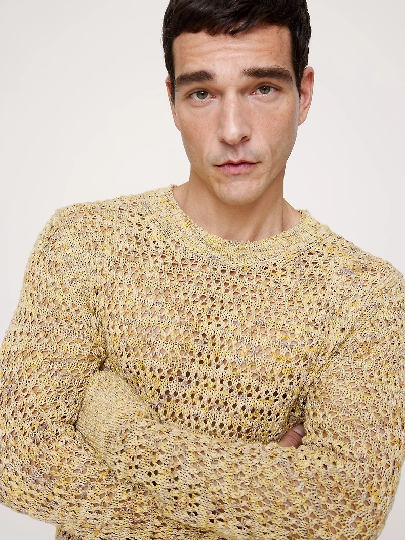 Spacedye Cotton-Silk Sweater