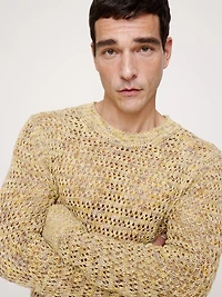 Spacedye Cotton-Silk Sweater