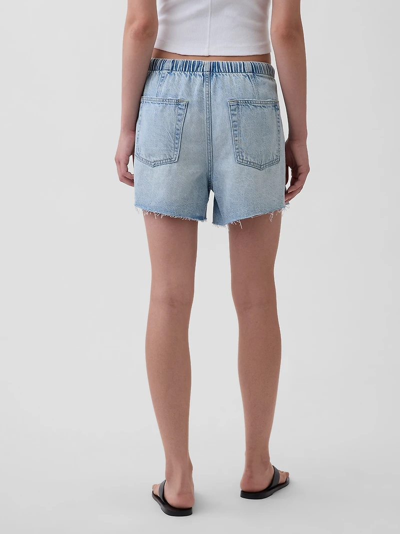 3.5” UltraSoft Low Slung Easy Denim Shorts