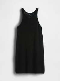 100% Cotton Crochet Mini Dress