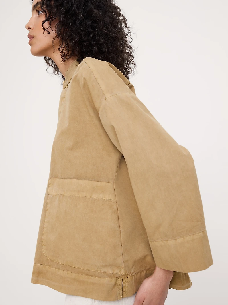 Cotton Popover Top