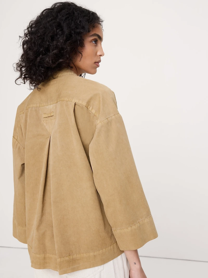 Cotton Popover Top
