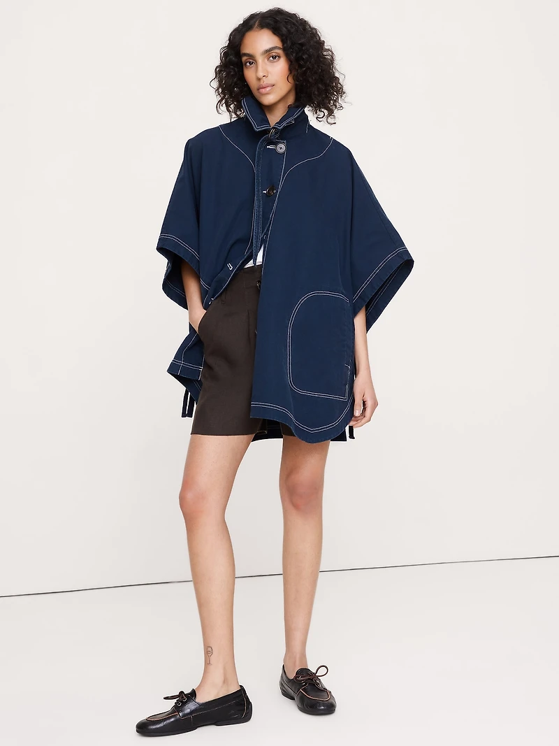 Cotton Twill Cape