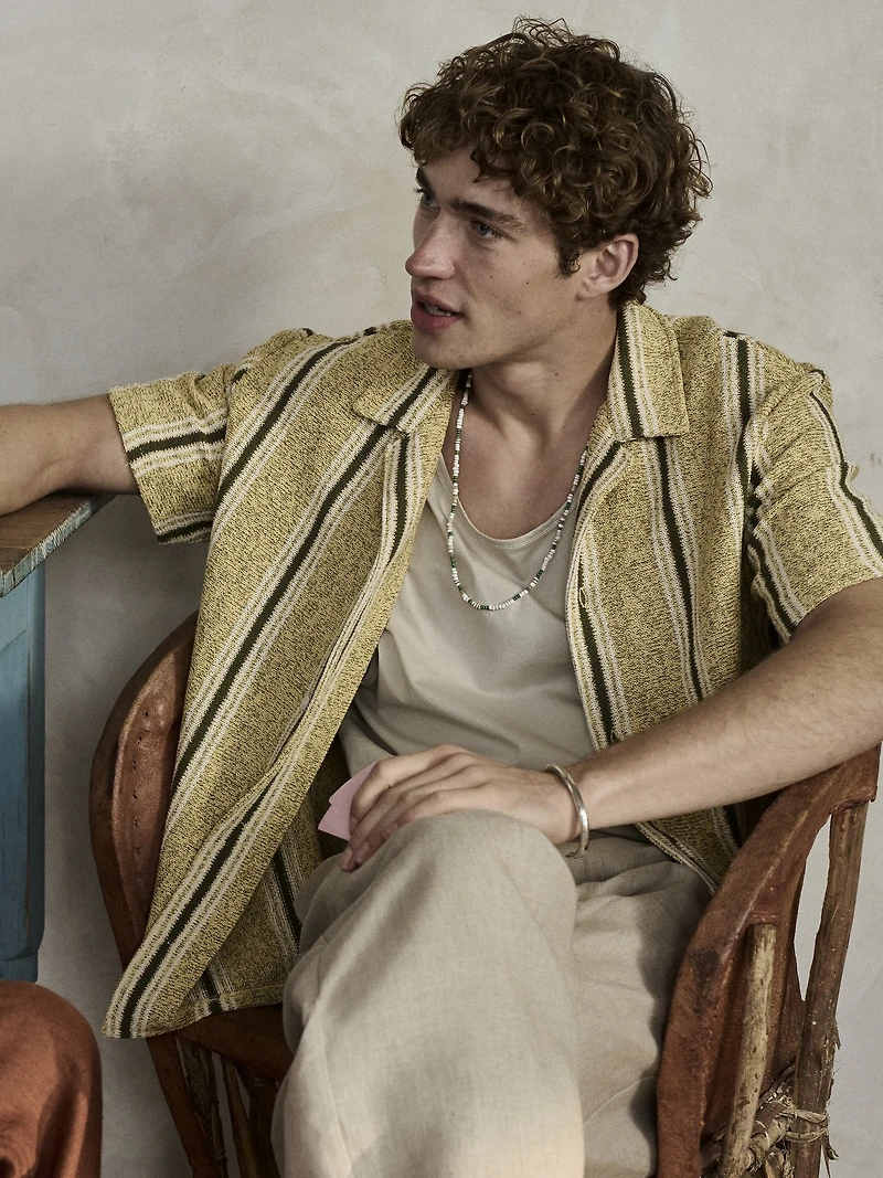 Relaxed-Fit Striped Resort Shirt